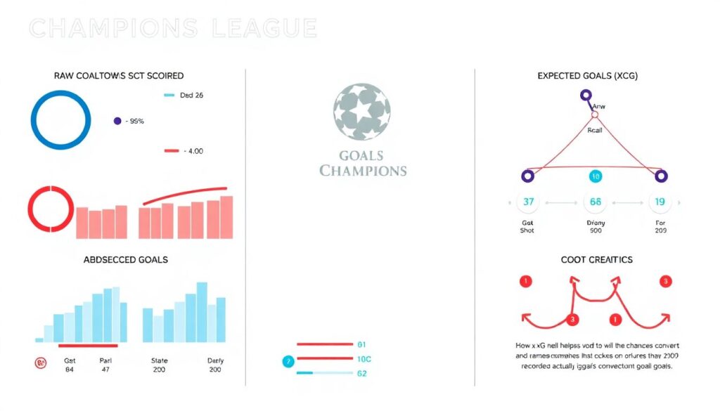 Анализ забитых и пропущенных голов Лиги чемпионов за последние сезоны - иллюстрация