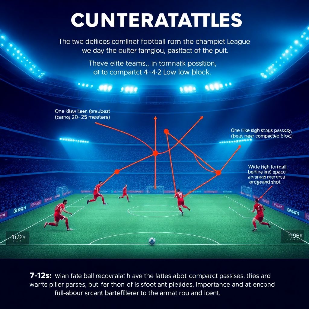 Контратакующая игра в Лиге чемпионов: разбор тактик и ключевых принципов