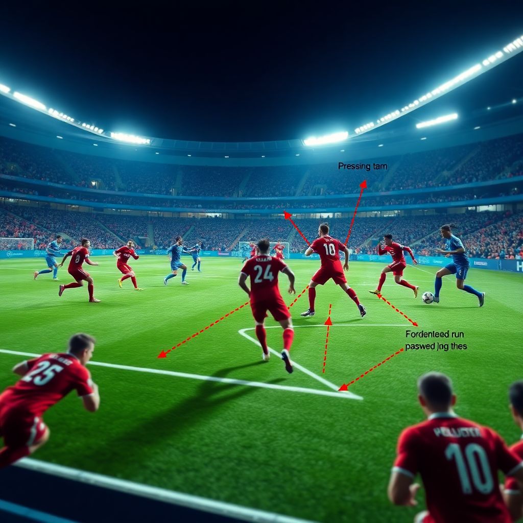 Тактика высокого прессинга в Лиге чемпионов: разбор и лучшие примеры