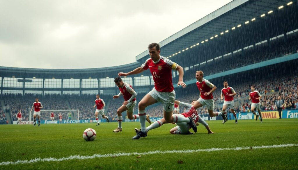 Сравнение стилей футбола в Английской Премьер-Лиге и Лиге Чемпионов - иллюстрация