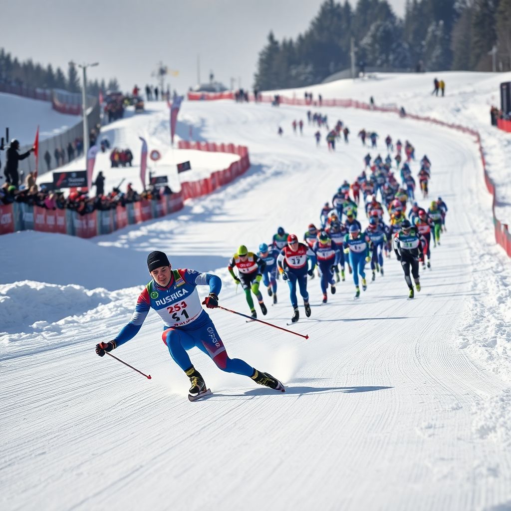 Савелий Коростелёв упал и стал 64‑м в масс‑старте 5 км Тур де Ски в Тоблахе