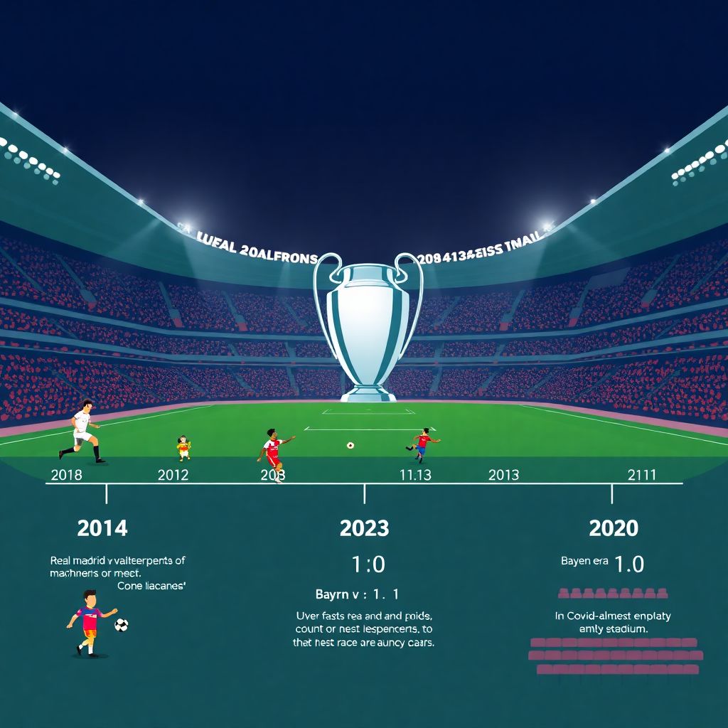 Финалы Лиги чемпионов последних лет: ключевые моменты и развязки