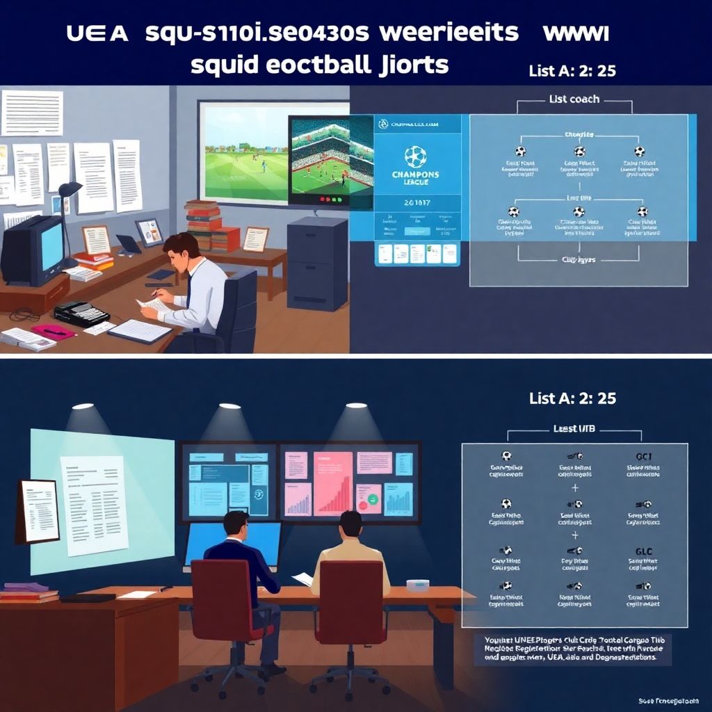 Списки заявок на ЛЧ: как формируются и влияют на игру команд
