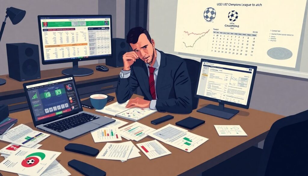 Спортивная журналистика и освещение Лиги чемпионов: стиль подачи - иллюстрация