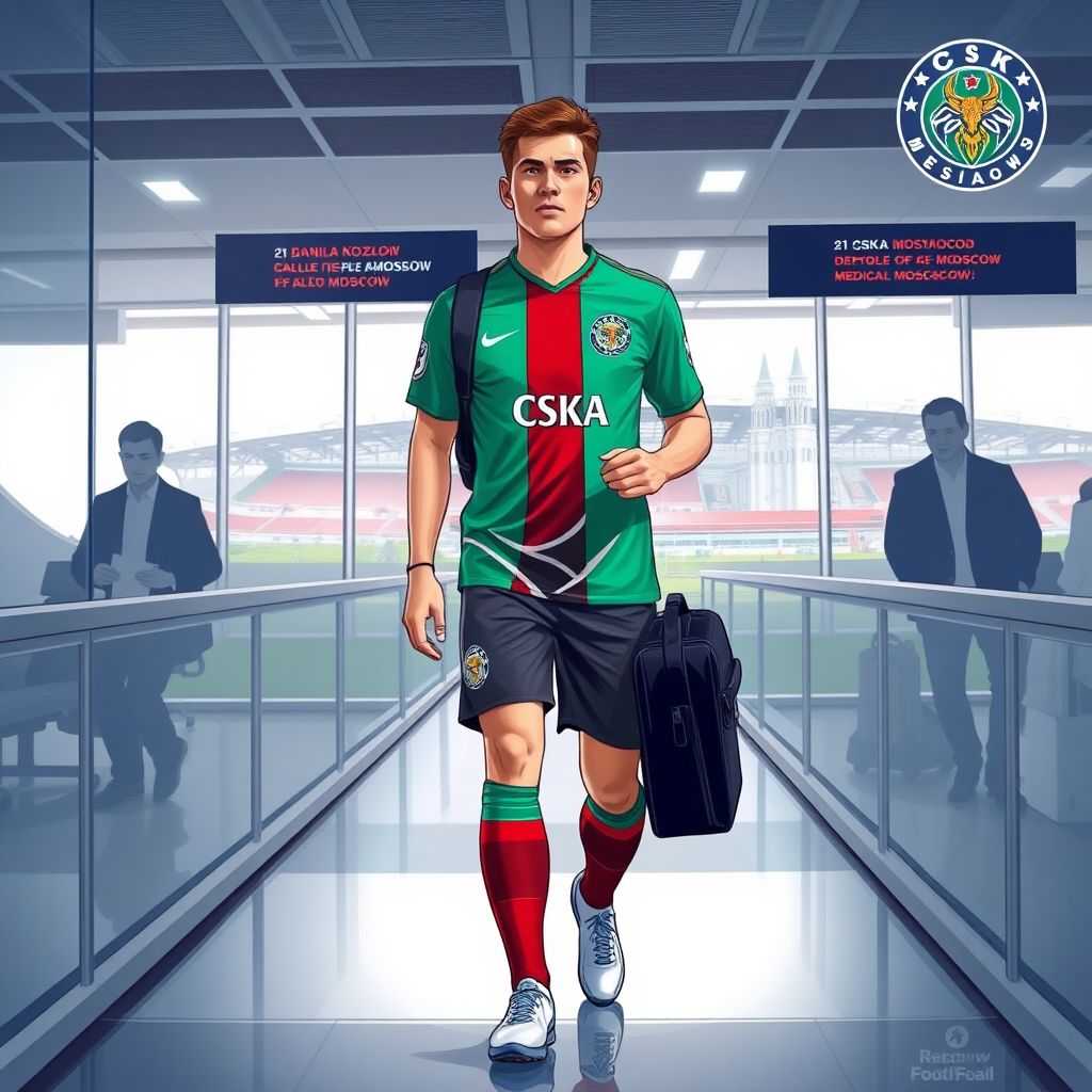 Данила Козлов проходит медосмотр перед переходом в ЦСКА из Краснодара